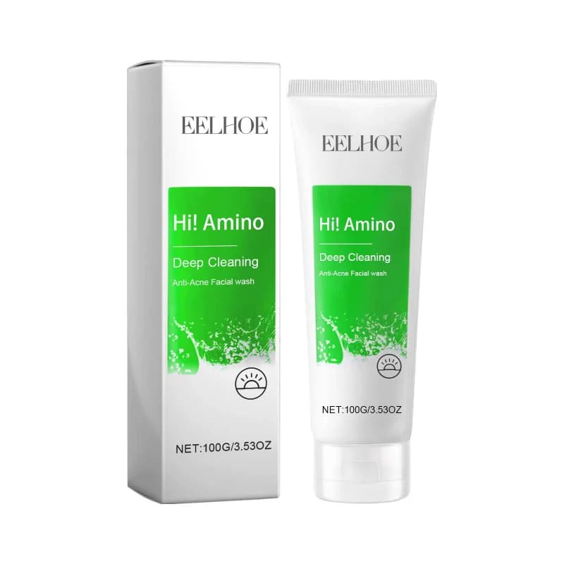 EELHOE Anti Acne Facial Wash, Deep Clean Oil Dirt Blackhead Acne Shrink Pores Refreshing And Comfortable