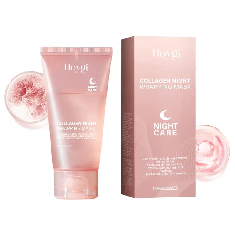 Hoygi Collagen Tear Mask, Gentle Cleansing, Exfoliating, Moisturizing, Moisturizing, Skin Care And Brightening Mask